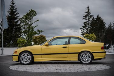 BMW E36 M3 coupe dakar yellow BMW E36 M3 coupe dakar yellow