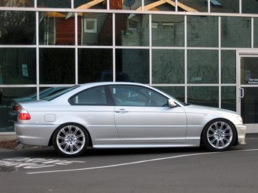 BMW E46 ZHP silver side view BMW E46 ZHP silver side view