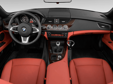 BMW Z4 roadster red interior BMW Z4 roadster red interior