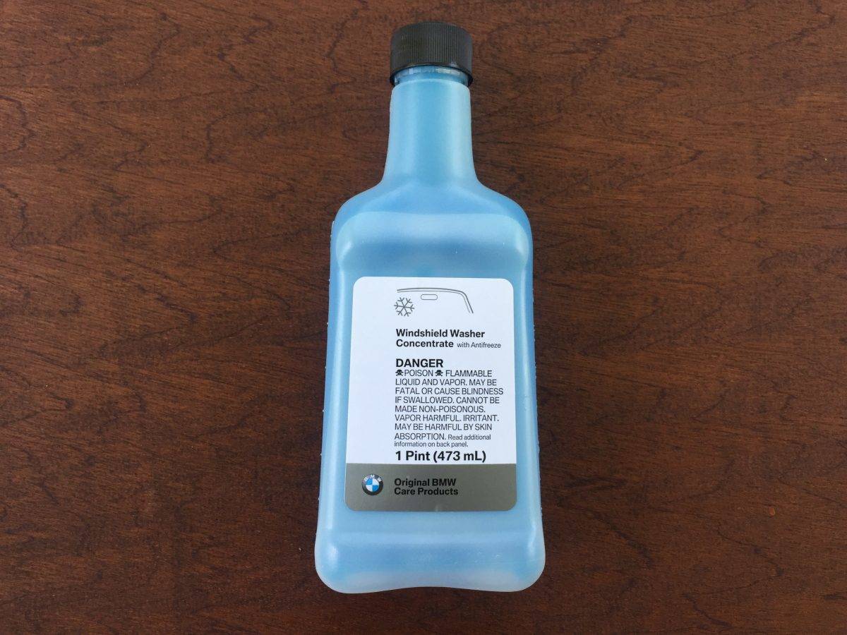 Washer fluid low бмв