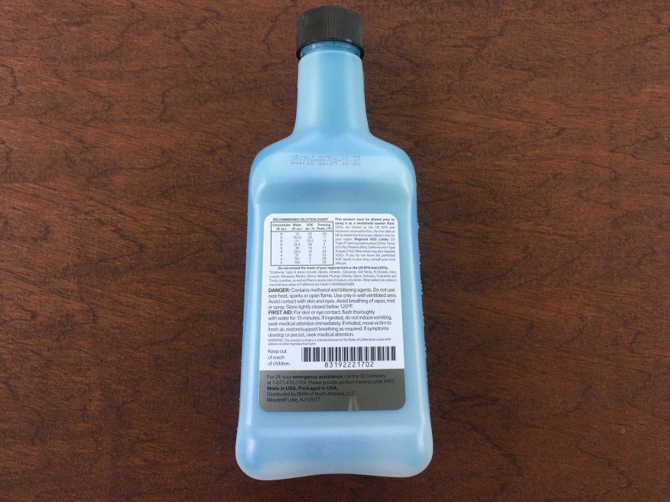 Washer fluid low бмв