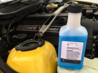 Washer fluid low бмв