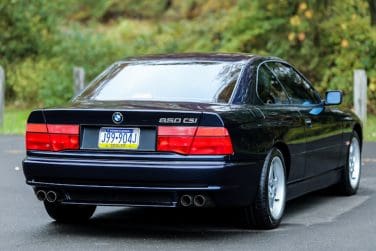 BMW 850 CSi Rear quarter BMW 850 CSi Rear quarter