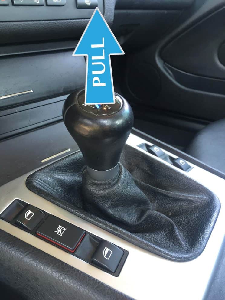 BMW Shift Knob Removal