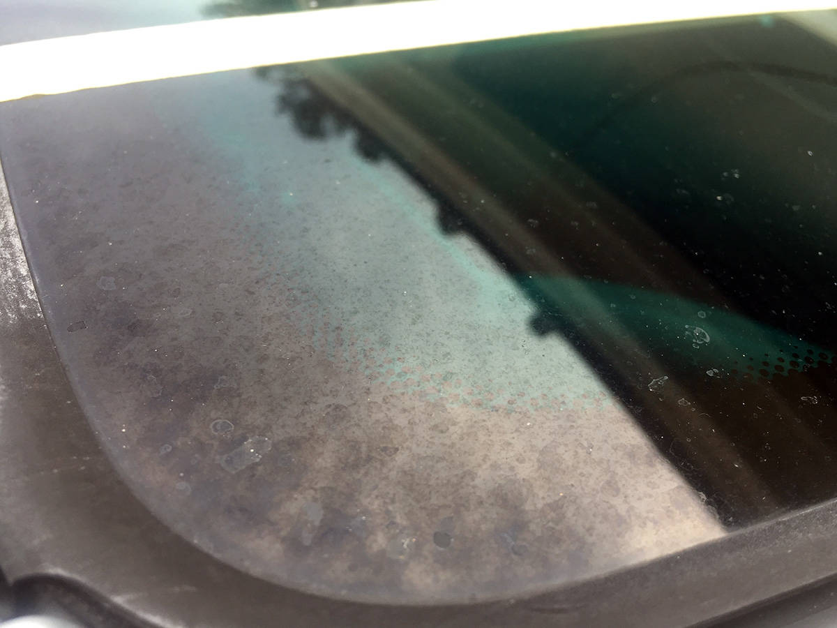 How do I remove hard water stains from my car windows? (I've tried