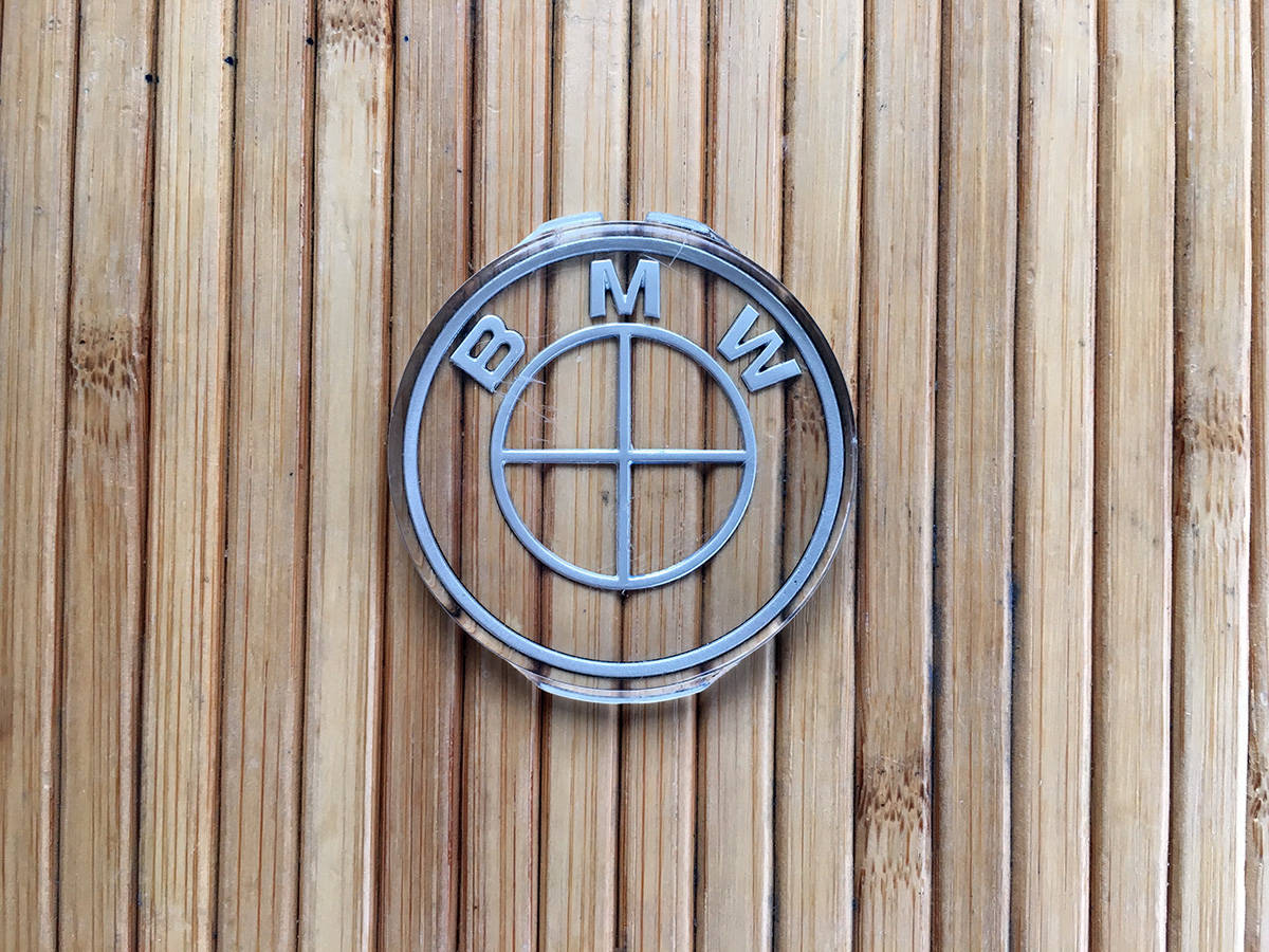 BMW Stemma Centrale Per Volante, Coprimozzo Con Logo Rotondo, Originale 32331117279, Diametro 46,4 Mm