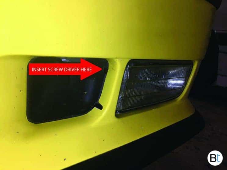 BMW fog lamp removal procedure