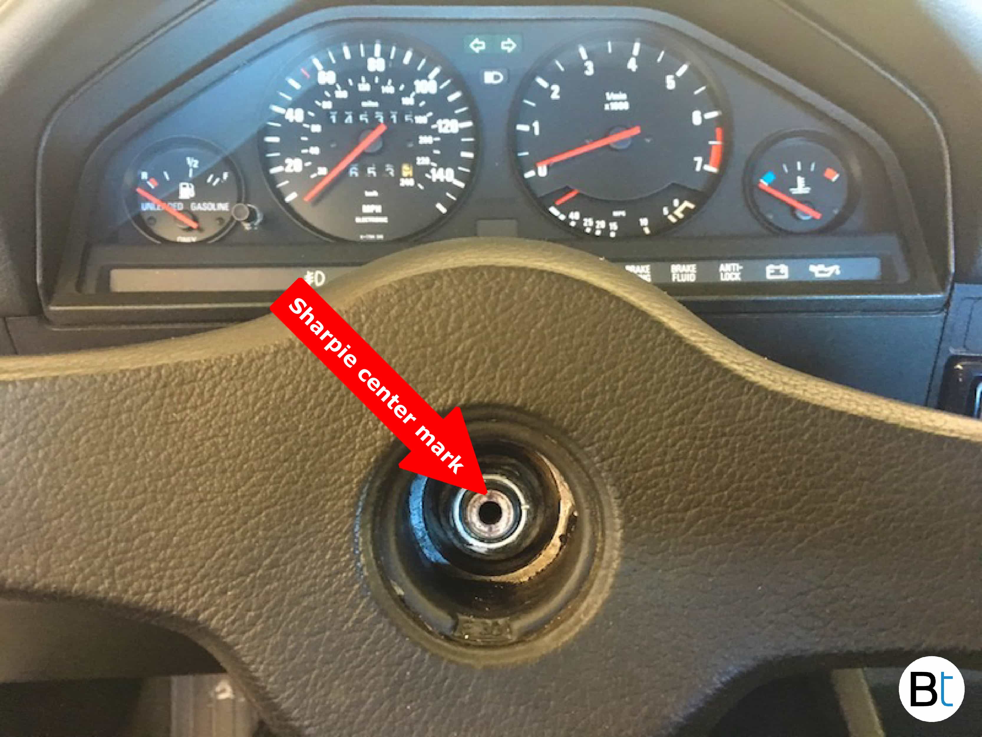 BMW steering wheel removal