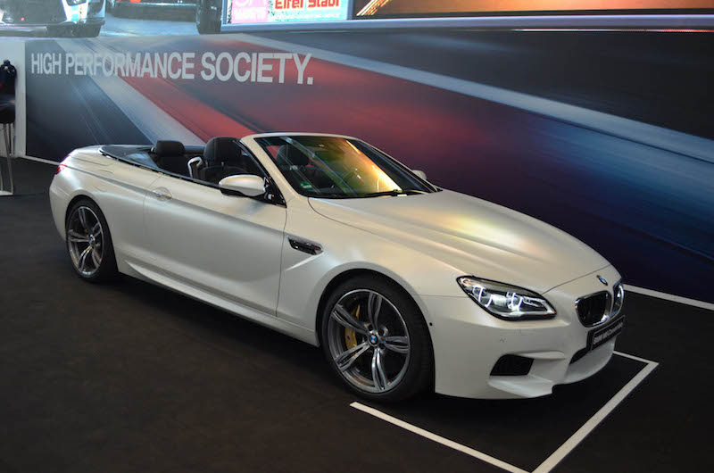 BMW F12 M6 cabrio Frozen White