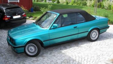 BMW E30 paint Neon Green Metallic 262