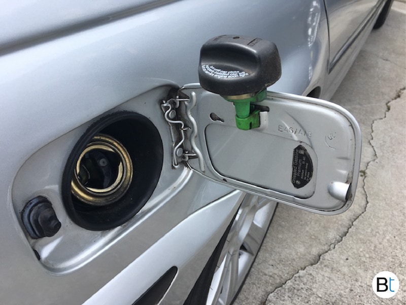 BMW E46 fuel cap holder