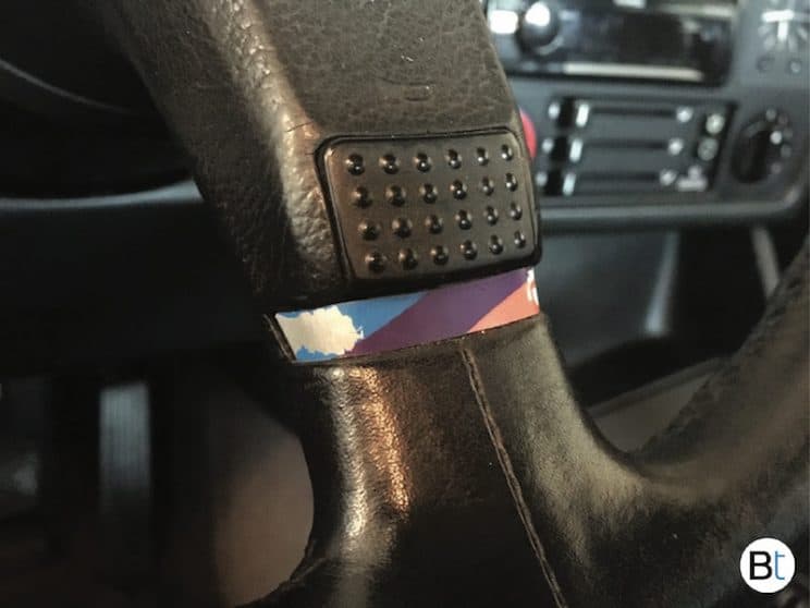 BMW Mtech steering wheel badge replacement
