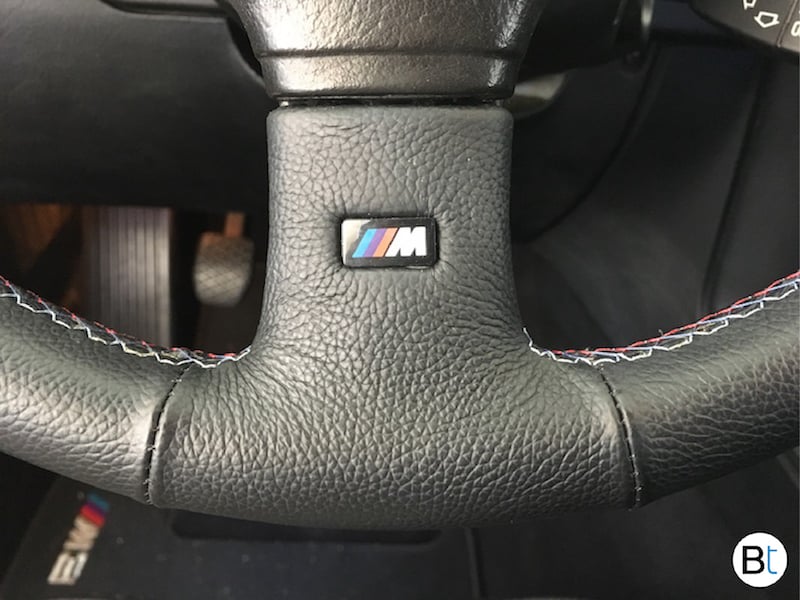 BMW mSport Steering wheel badge emblem replacement