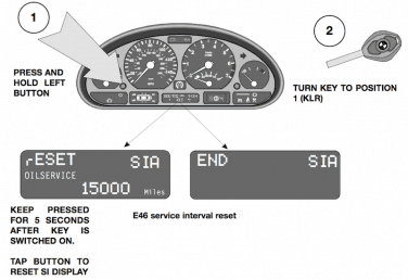 How to reset E46 oil service / inspection light - BIMMERtips.com