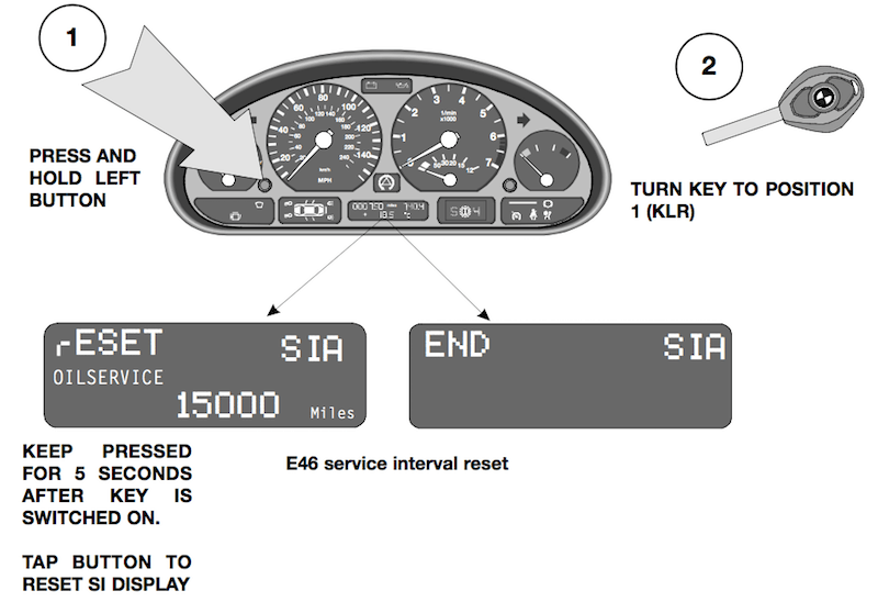 Bmw e46 service engine soon light