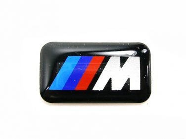 2 Aufkleber Harz Aufkleber 3D BMW Mtech Emblem 18 X 10 mm Whell Rad 
