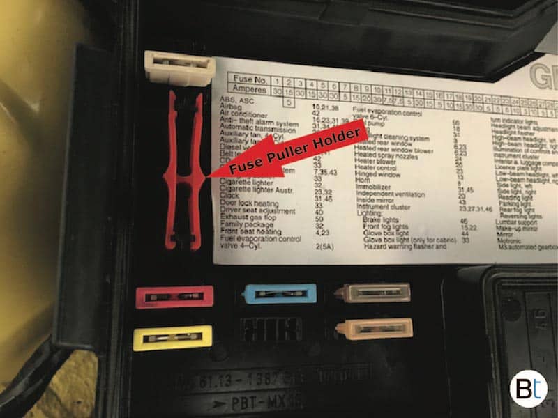 BMW Fuse puller E36