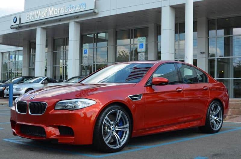 BMW F10 M5 Sakhir Orange