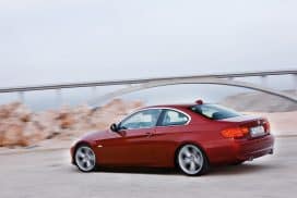 BMW E92 coupe 335i red