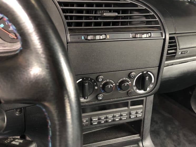 BMW E36, E34, Z3 radio delete blanking plate