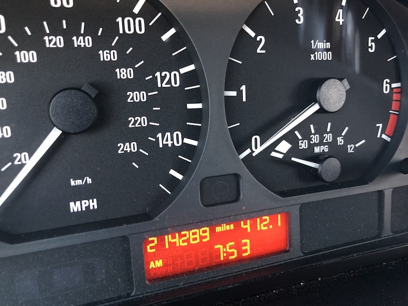 How to adjust BMW E46 clock setting