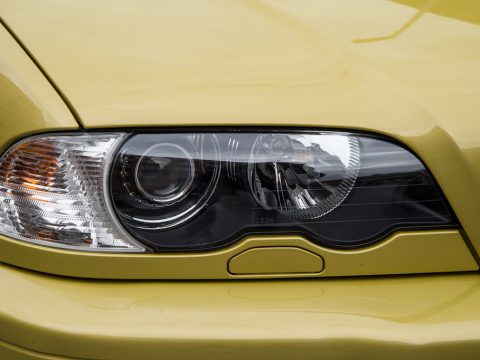 BMW E46 yellow headlight lens replacement