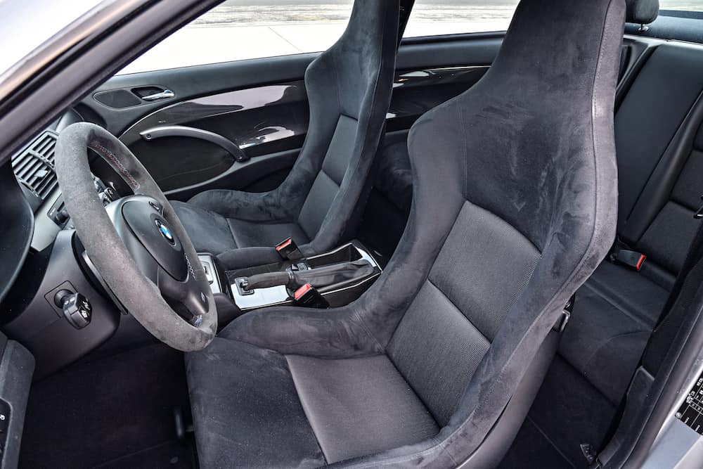 BMW e46 m3 csl interior