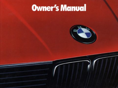 BMW owners manual