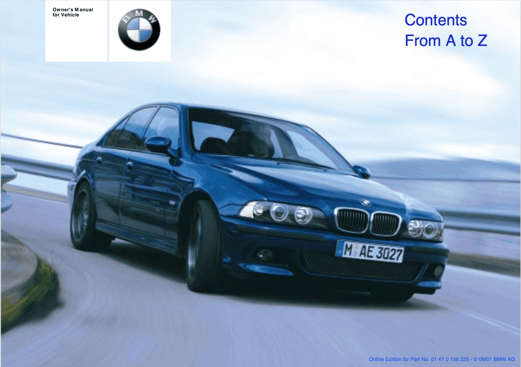 Bmw Owner S Manual Pdf Download Bimmertips Com