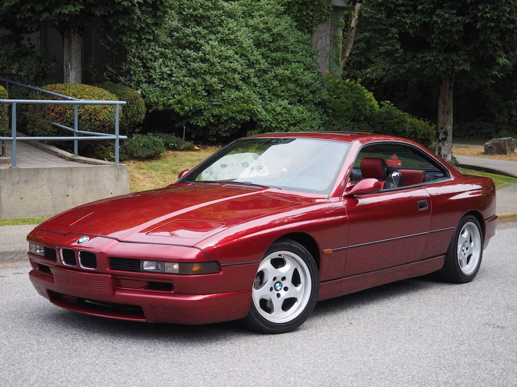 BMW E31 paint calypso red