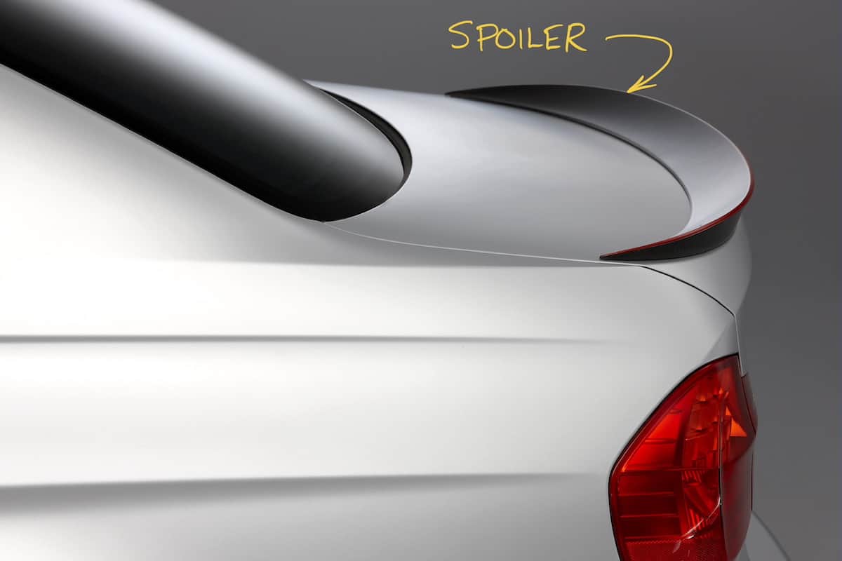 bmw spoiler function explained