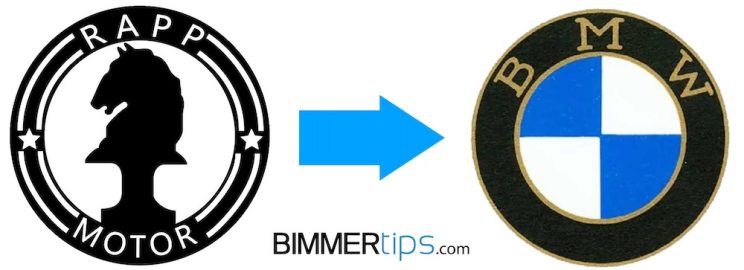 bmw logo origin history