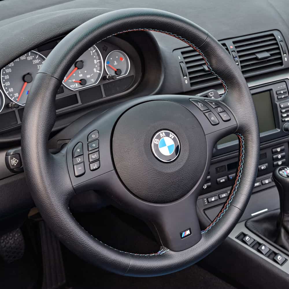BMW E46 M3 steering wheel