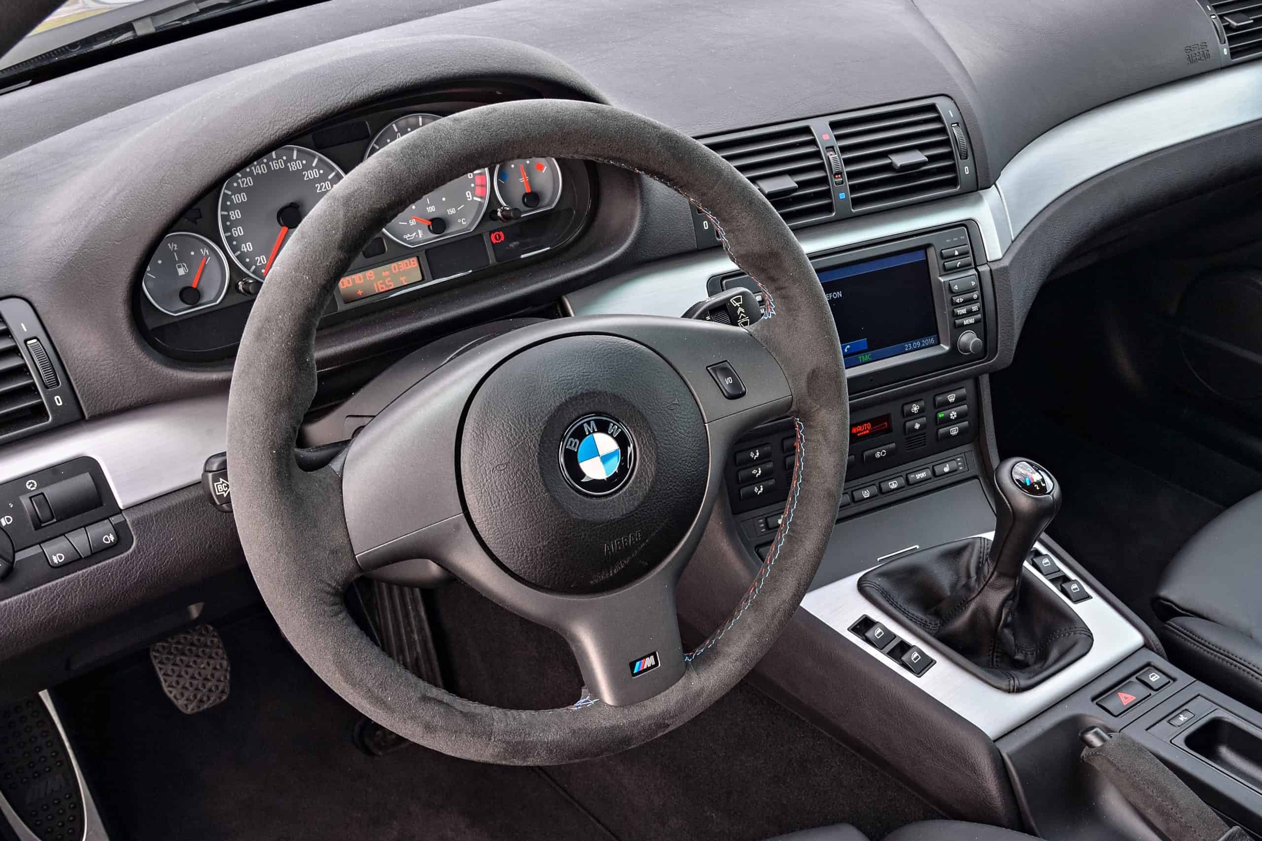 BMW E46 steering wheel specs options