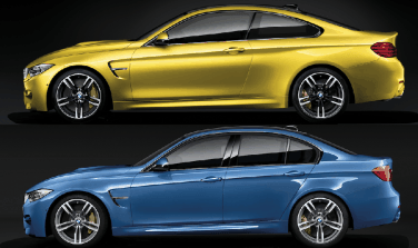 M3 Vs M4 trunk Spoiler M3 Vs M4 trunk Spoiler